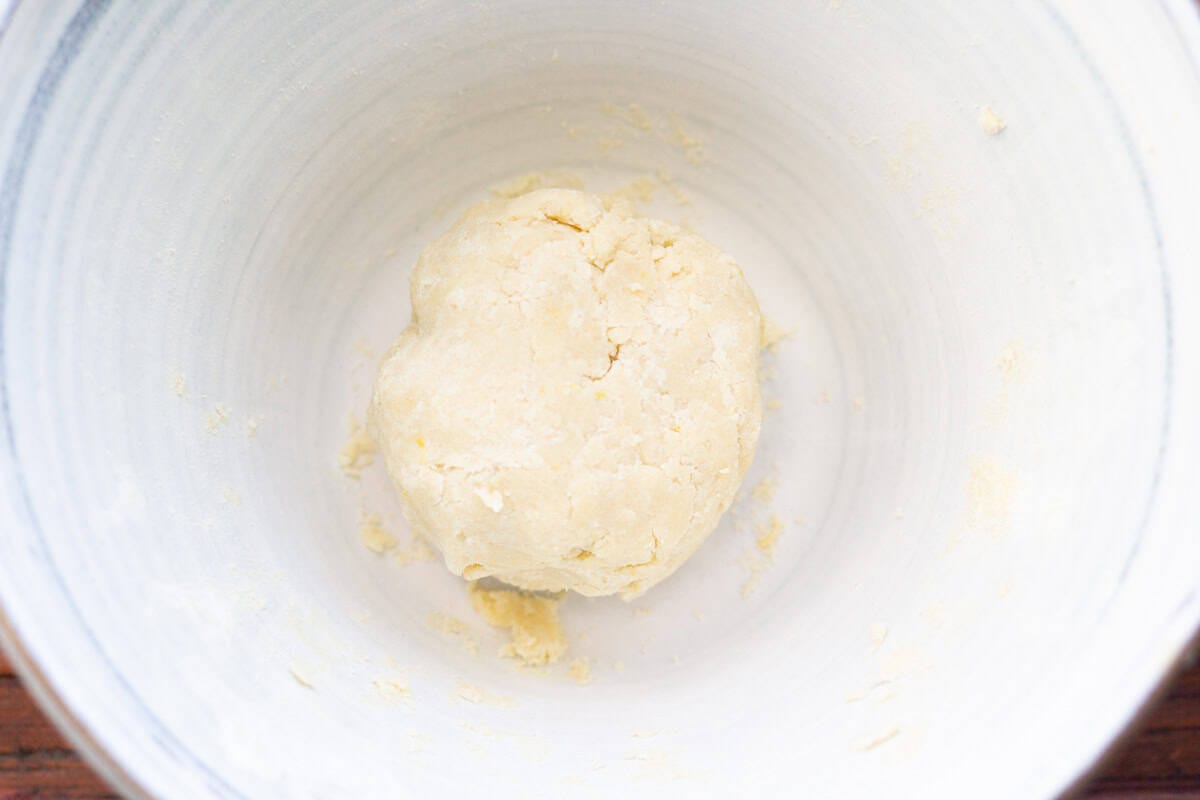 lemon shortbread cookie dough